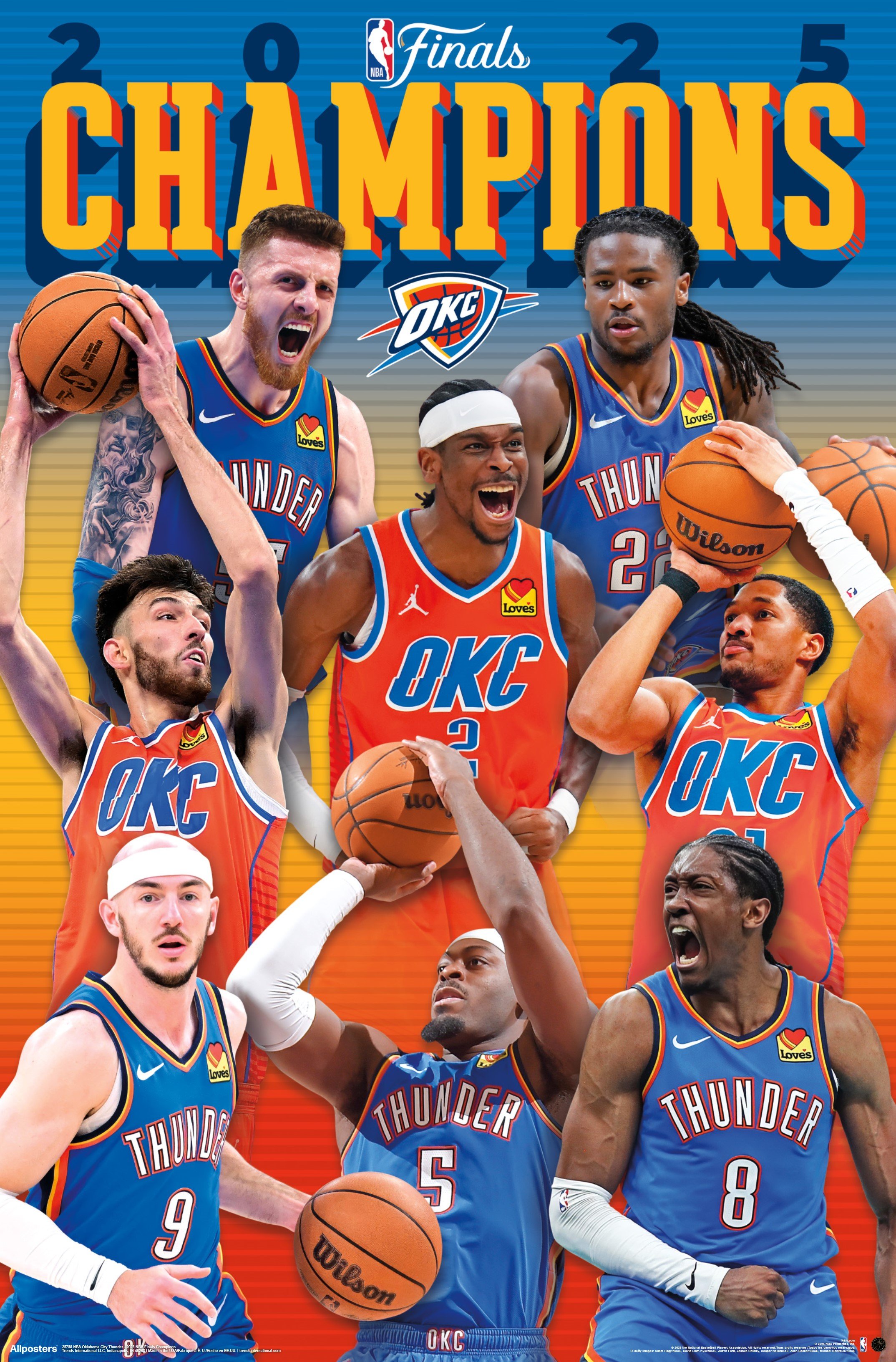 Trending - OKC Finals Champions Poster - Shop OKC